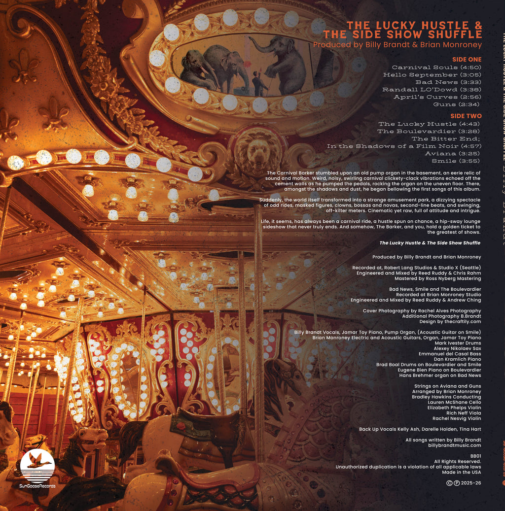 The Lucky Hustle & The Side Show Shuffle by Billy Brandt [Vinyl 12" LP]