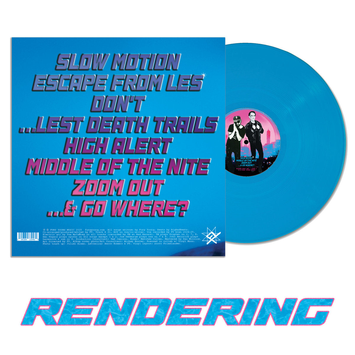 Escape From LES by Fury Young [Vinyl 12" LP]