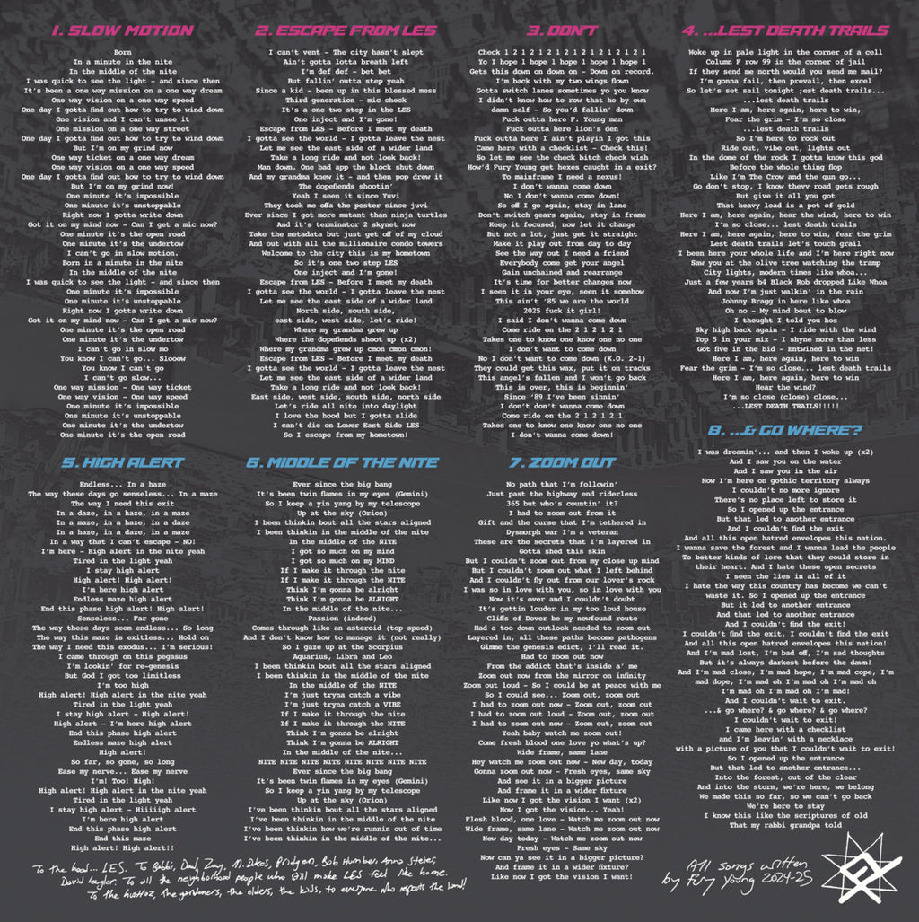 Escape From LES by Fury Young [Vinyl 12" LP]